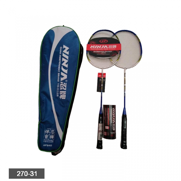 Badminton Racket, Ninja AF640, have 2 pairs and fly